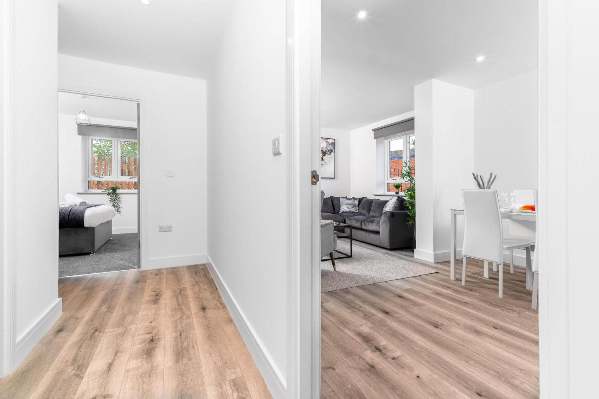 Luxury Apartment - 2 Bedrooms - Balcony - Parking - Netflix - Wifi - 7Mc Birmingham Esterno foto